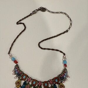 Bohemian Multicolor Beaded Necklace